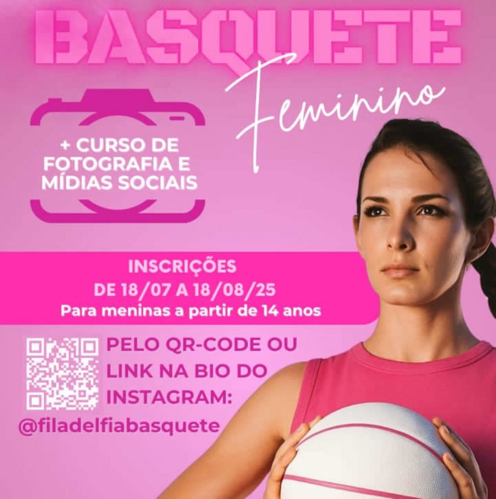 Inscrições abertas para escolinha gratuita de basquete feminino em Santa Maria